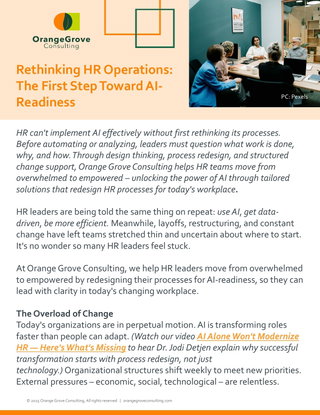 Rethinking HR Operations: The First Step Toward AI-Readiness