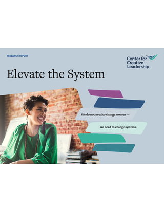Elevate the System to Elevate Women Leaders