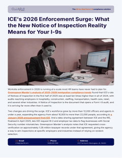 ICE's 2026 Enforcement Surge: What the New Notice of Inspection Reality Means for Your I-9s