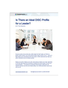 Is There an Ideal DISC Profile for a Leader?