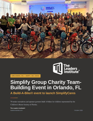 Simplify Group Builds 14 Bikes for Kids at Its Annual Customer Conference