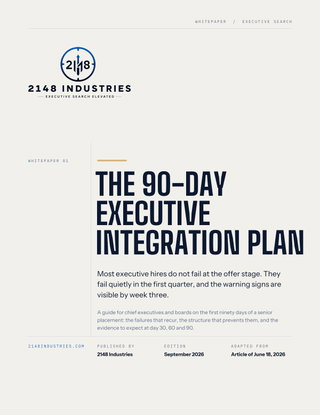 The 90-Day Executive Integration Plan