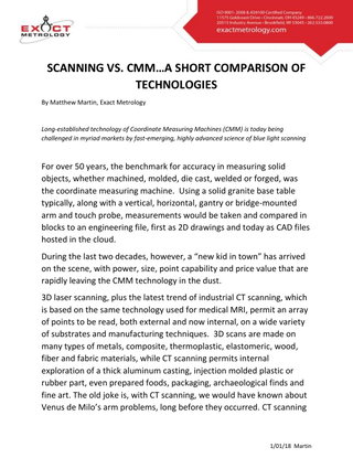 Scan Vs CMM