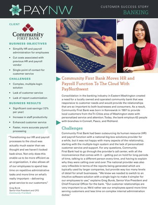 Case Study: Cloud Payroll and HR for a Community Bank