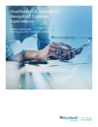 UX through UI: Navigating customer expectations.