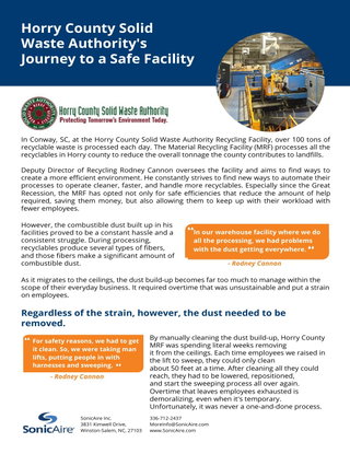 Horry County Solid Waste Authority's Journey to a Safe Facility