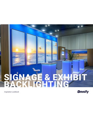 Signage and Exhibits Lookbook: Explore Omnify’s Custom Backlighting Solutions for Unforgettable Displays