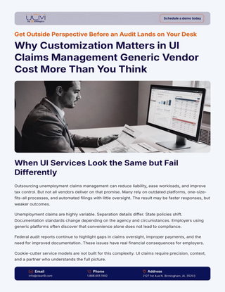 Why Customization Matters in UI Claims Management Generic Vendors Cost More Than You Think
