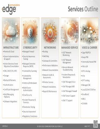 Edge Services Outline