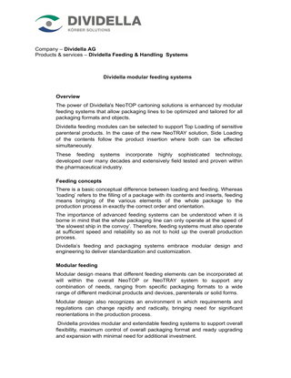 Handlingsystems  Flexibility at it's best