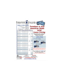 Terminus - 9000 & 9200 Series