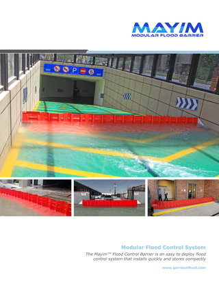 Mayim™ Modular Flood Barrier Brochure | Garrison Flood Control