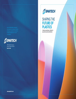 PLASTICS ARE ESSENTIAL TO LIVING IN OUR WORLD. 
