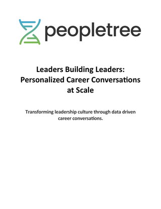 Leaders Building Leaders: Personalized Career Conversations at Scale