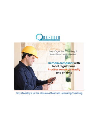 Obsequio Compliance Management System eBrochure