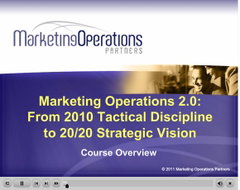 Marketing Operations 2.0 Online Course