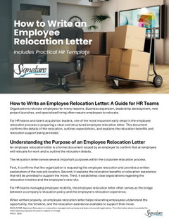 How to Write an Employee Relocation Letter (Template Included)