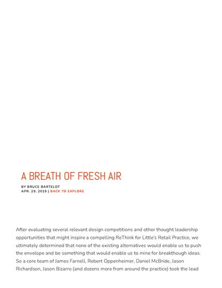 A Breath of Fresh Air