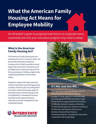 New Laws Could Ban Your Company from Buying Employee Homes During Relocation