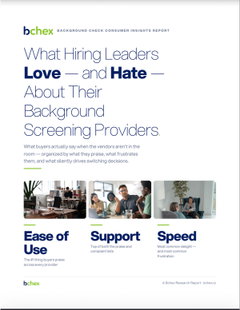 The Background Check Provider Consumer Insights Report 2026