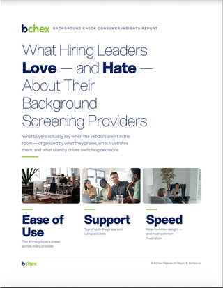 The Background Check Provider Consumer Insights Report 2026