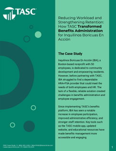 Case Study: Inquilinos Boricuas En Acción (IBA) - Transforming Benefits Administration