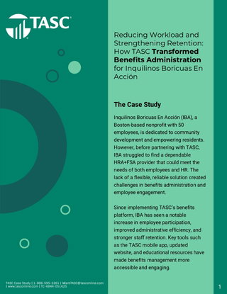 Case Study: Inquilinos Boricuas En Acción (IBA) - Transforming Benefits Administration