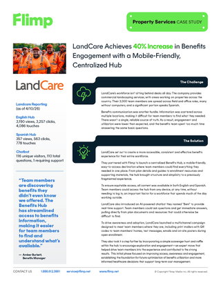 From Missed Messages to 40% Higher Engagement: LandCare’s Benefits Communication Makeover