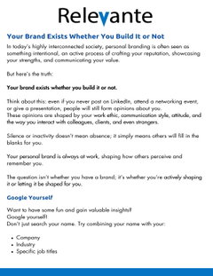 Your Brand Exists Whether You Build It or Not