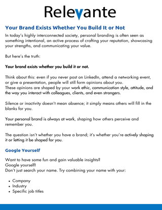 Your Brand Exists Whether You Build It or Not
