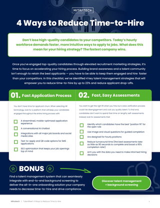 4 Ways to Reduce Time-to-Hire