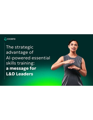 The strategic advantage of AI-powered essential skills training