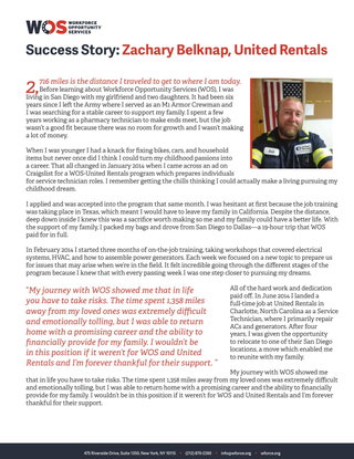 Success Story: Zachary Belknap, United Rentals