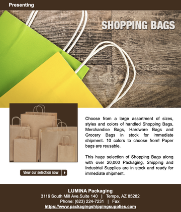 Retail Packaging shopping bags