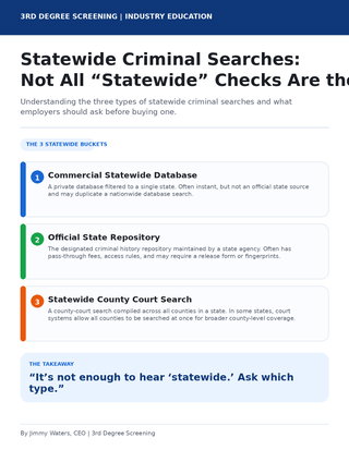 Statewide Criminal Searches Explained: What Employers Need to Know