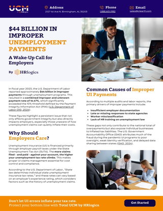 $44 Billion in Improper Unemployment Payments: A Wake-Up Call for Employers