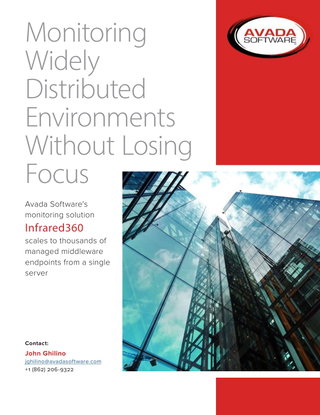 Monitoring Widely Distributed Environments Without Losing Focus