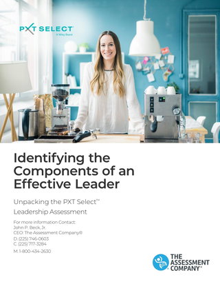 Identifying the Components of an Effective Leader