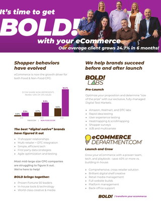 The BOLD Services One Sheet