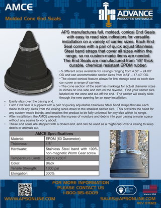ACME Molded Cone End Seals