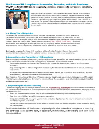 The Future of HR Compliance: Automation, Retention, and Audit Readiness
