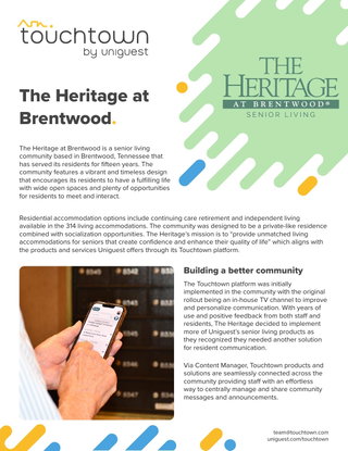 Case Study: The Heritage at Brentwood