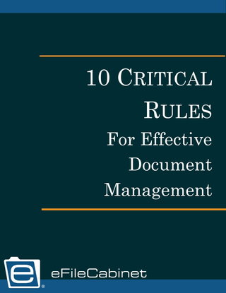 10 Critical Rules for Effective Document Management