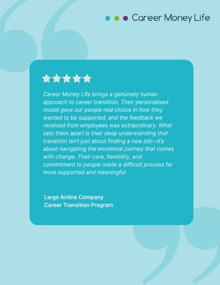 Career Transition Testimonial - Airline Company