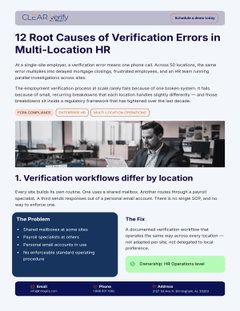 12 Root Causes of Verification Errors in Multi-Location HR