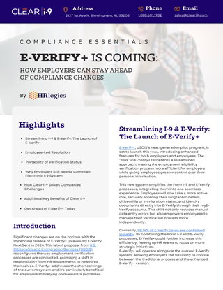 E-Verify+ Is Coming: How Employers Can Stay Ahead Of Compliance Changes