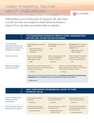 3 Powerful Truths About Onboarding