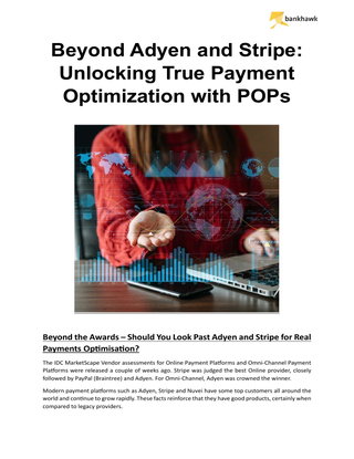 Beyond Adyen and Stripe: Unlocking True Payment Optimization with POPs