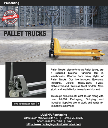 Material Handling Products Pallet Trucks