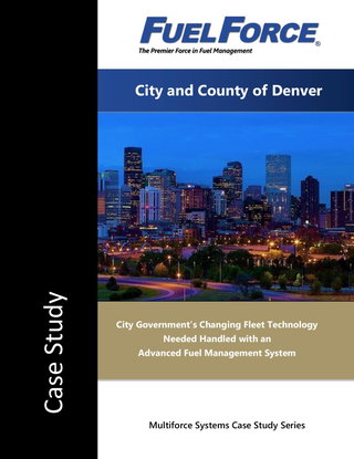 City & County Government's Changing Fleet Technology Requirements Handled with with an Advanced FMS
